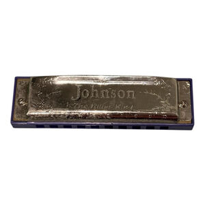 Johnson The Blues King Diatonic Harmonica Key C 10-Hole Purple Comb Blues Harp